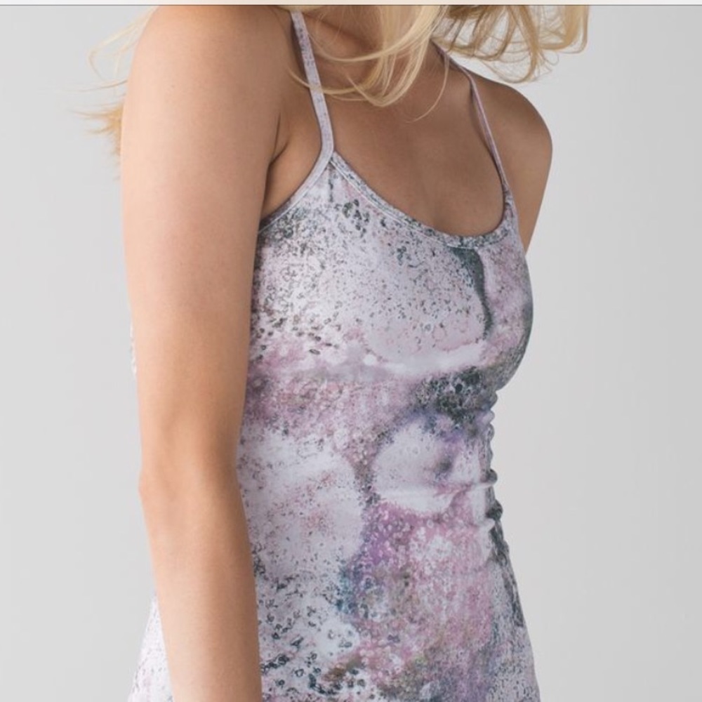 Lululemon Power Y Tank Sugar Crush Multi EUC